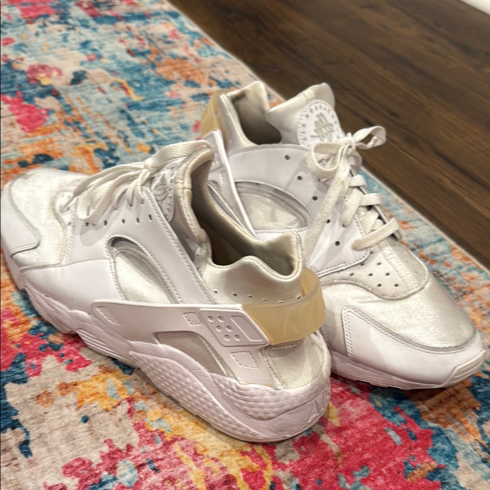White and Cream Sneakers
